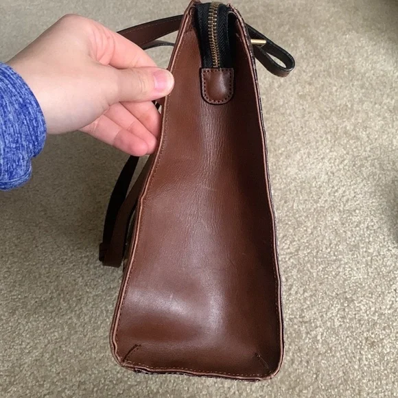 Brahmin Leopard Print Tote Bag - Picture 6 of 16